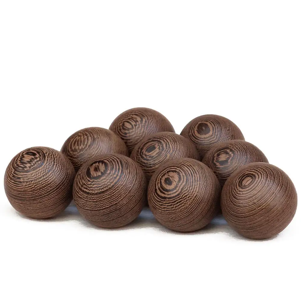 Гандбольные шарики из массива дерева 2 шт. китайские Baoding для фитнеса гандбольные