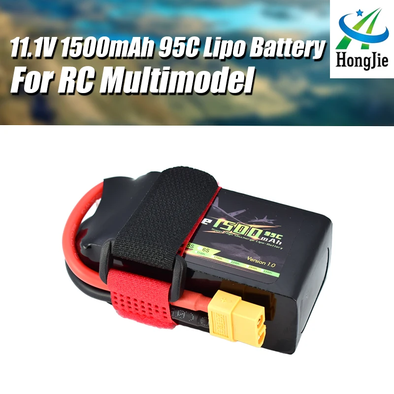 Новое поступление 11 1 V 1500mAh 95C 3S Lipo батарея XT60 вилка перезаряжаемая для RC гоночного