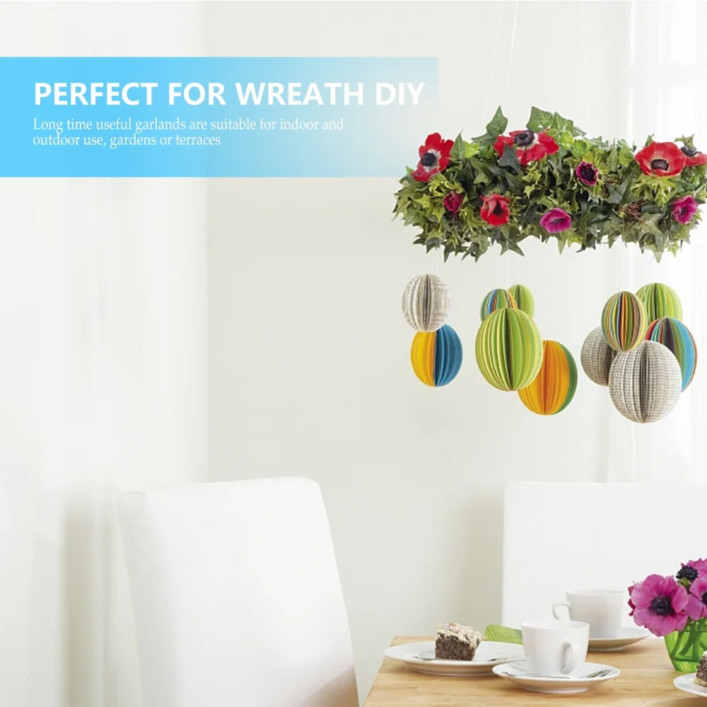 

2pcs Creative Wreath Frame Iron DIY Wreath Ring Festival Home Decor Craft