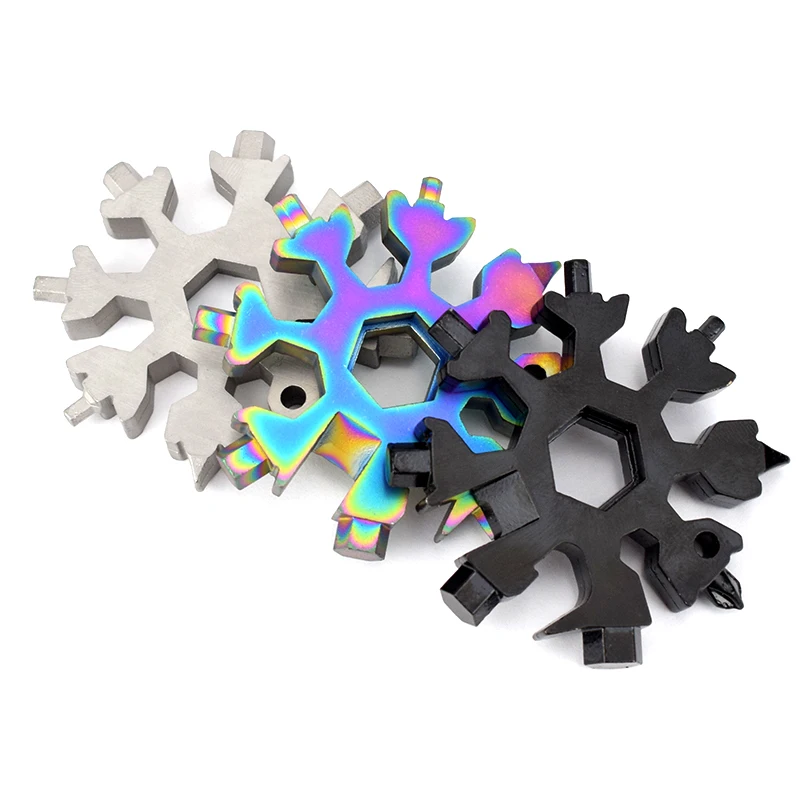 18 в 1 инструмент для снежинок карточка из алюминиевого сплава