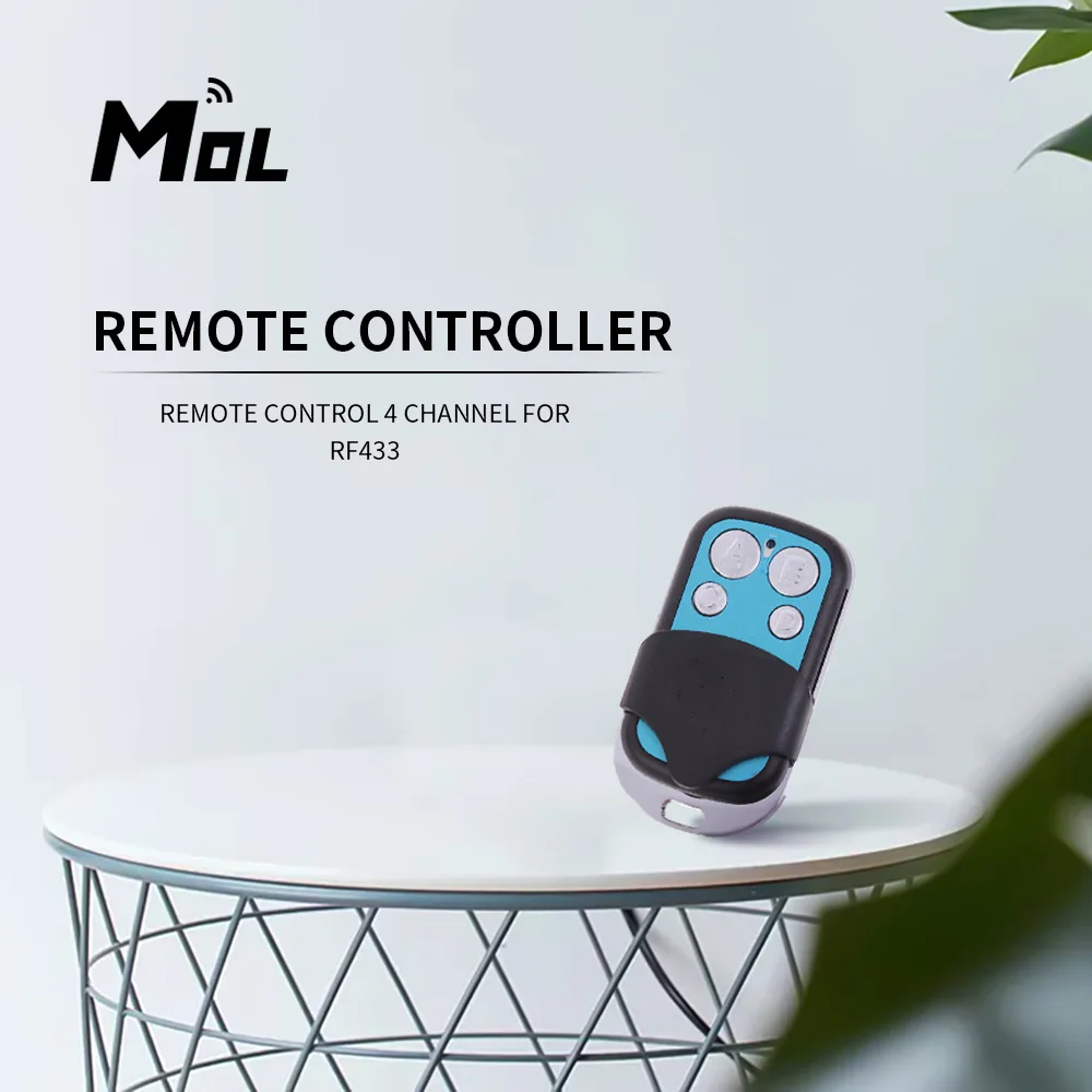 Беспроводной универсальный пульт дистанционного управления MOL RF433 ler /433 МГц EV1527 4
