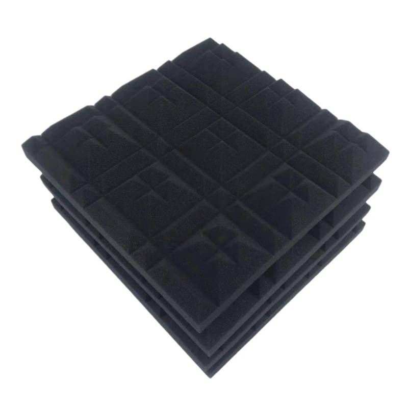 

Acoustic Panels Studio Foam 12Pack Pyramid 2inch x 12inch x 12inch Sound Absorbing Foam Soundproofing Wall Tiles