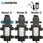 Микро-электрический мембранный Водяной насос постоянного тока 12 В 60 Вт, автоматическое переключение 5 лмин, насос высокого давления для мойки автомобилей, 0,8 МПа, 5 лмин