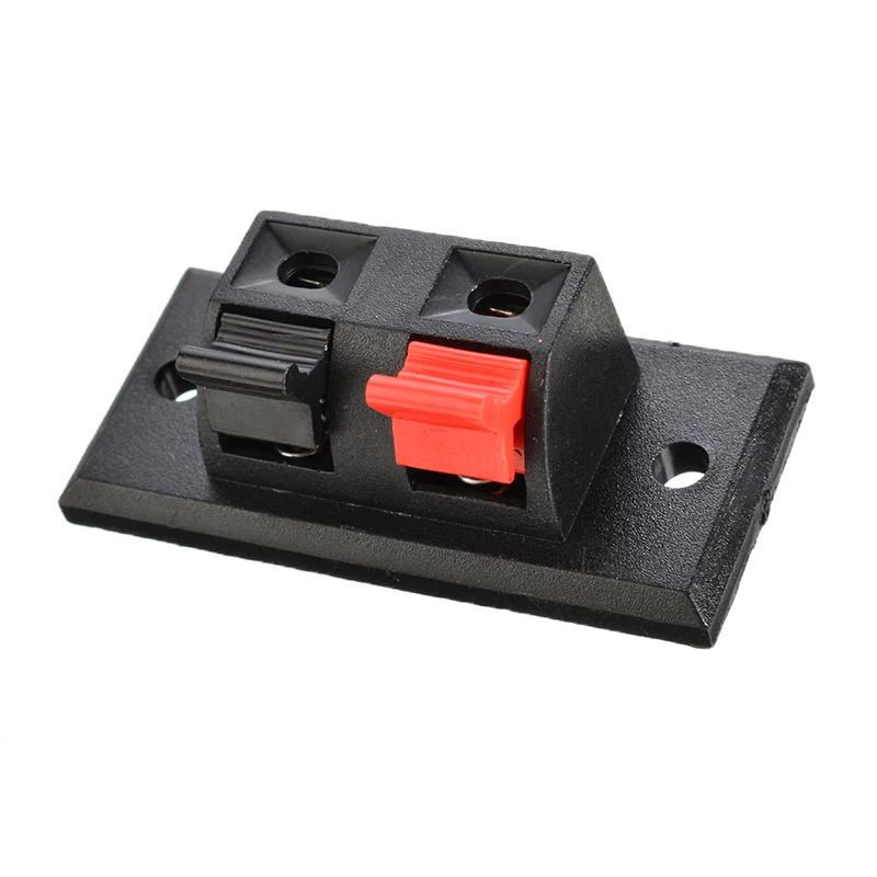 5 шт./упак. 2 разъем позиции шпильки терминал толчок в Jack Весна нагрузки дизайн