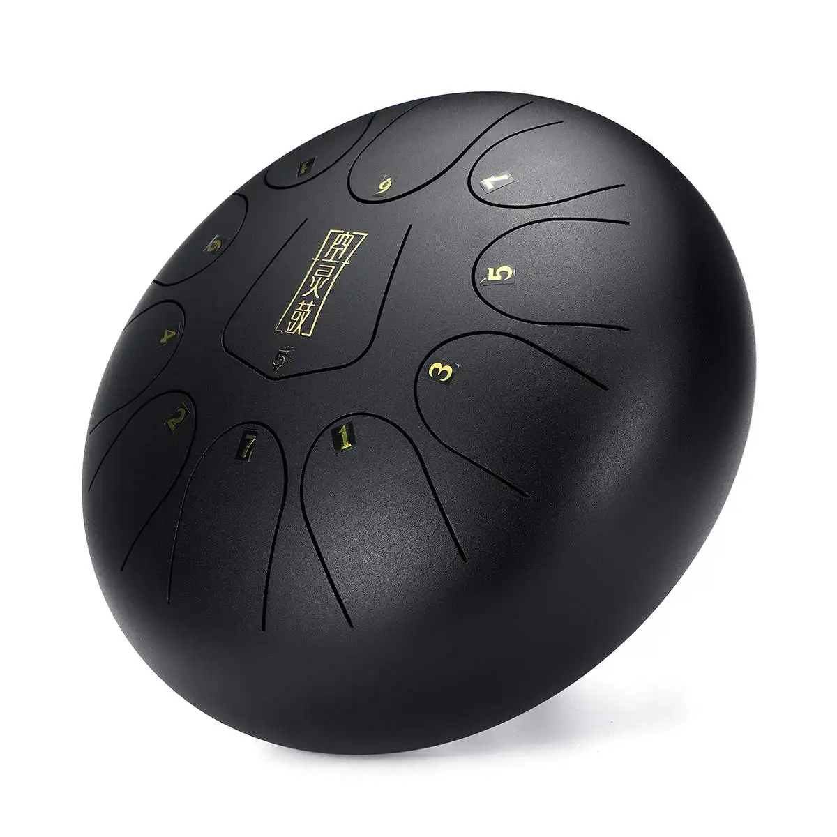 10 дюймов 11 Примечания D Основной стальной язык барабан Handpan ручная танкбарабан с голени с пальчиковыми котами Йога, медитация Zazen расслабить