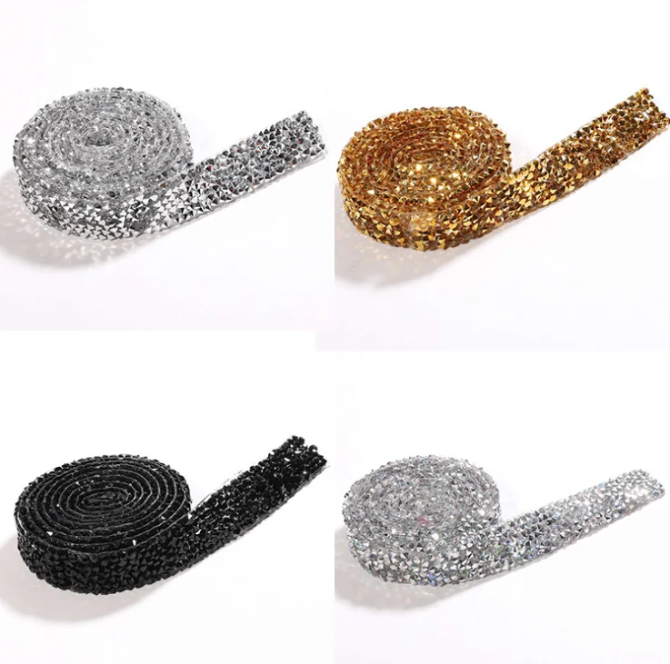 Лента аппликатор для шитья 1 ярд|Стразы| |