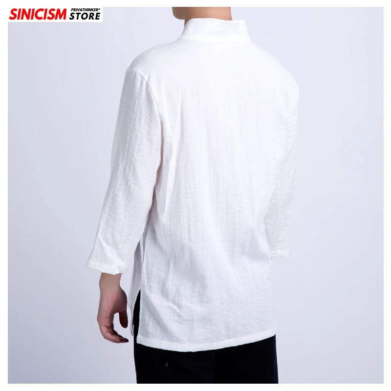 Sinicism Store новые 2020 мужские футболки с круглым вырезом летние тройным качеством