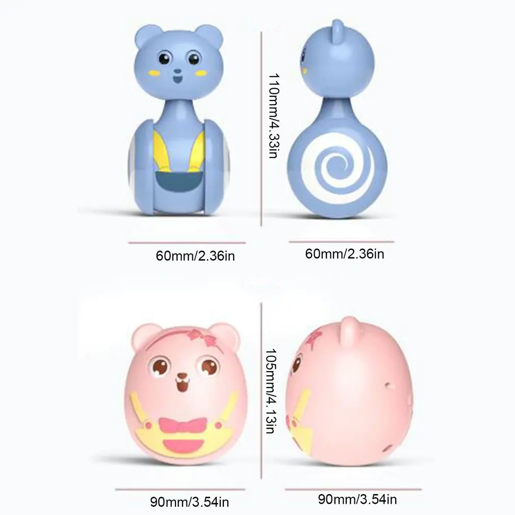 Fun Tumbler Toy With Light Soothing Mini Children's Educational Toys Newborn |