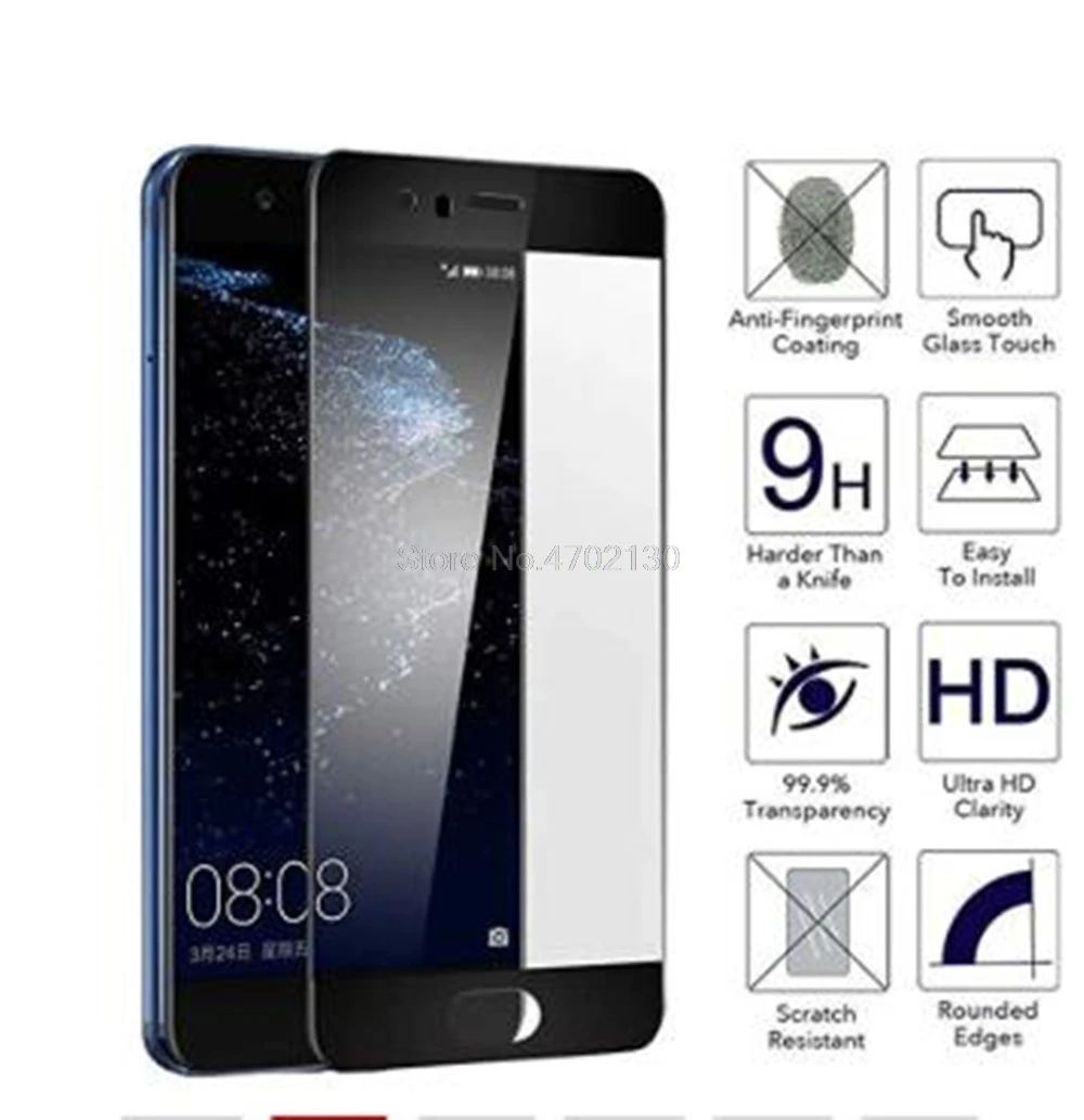Защитное стекло с полным покрытием для huaweii p10 plus p 10, защитное закаленное стекло для huaweii p10 Lite, защита экрана телефона Защитное стекло с полным покрытием для huaweii p10 plus p 10, защитное закаленное стекло для huaweii p10 Lite, защита экрана телефона