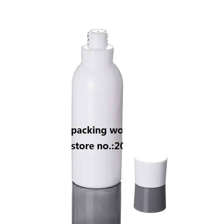 150 мл белая стеклянная бутылка с белой Пластиковая Крышка Пробка для