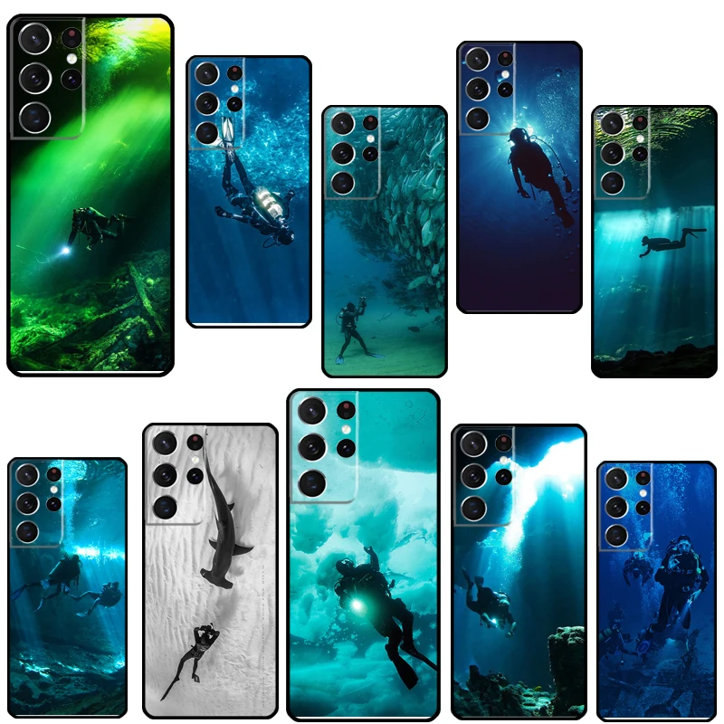 Чехол для подводного плавания Samsung Galaxy S20 FE S8 S9 S10 S21 Plus Note 9 10 20 Ultra Funda Coque | Мобильные
