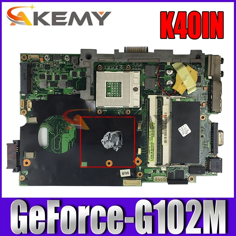 Материнская плата Akemy K40IN для ноутбука ASUS K50IN K50AB K40AB X8AIN X5DIN K40IP K50IP оригинальная