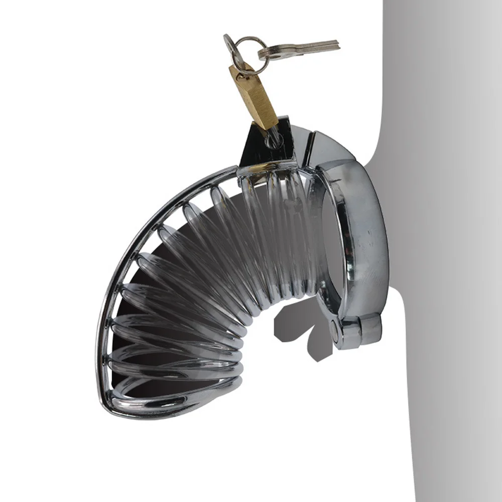 БДСМ металлическая клетка для пениса мужское визуальное устройство кольцо члена