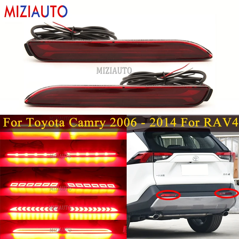 Светодиодный отражатель заднего бампера для Toyota Camry 2006-2014 RAV4 2019 2020 задний