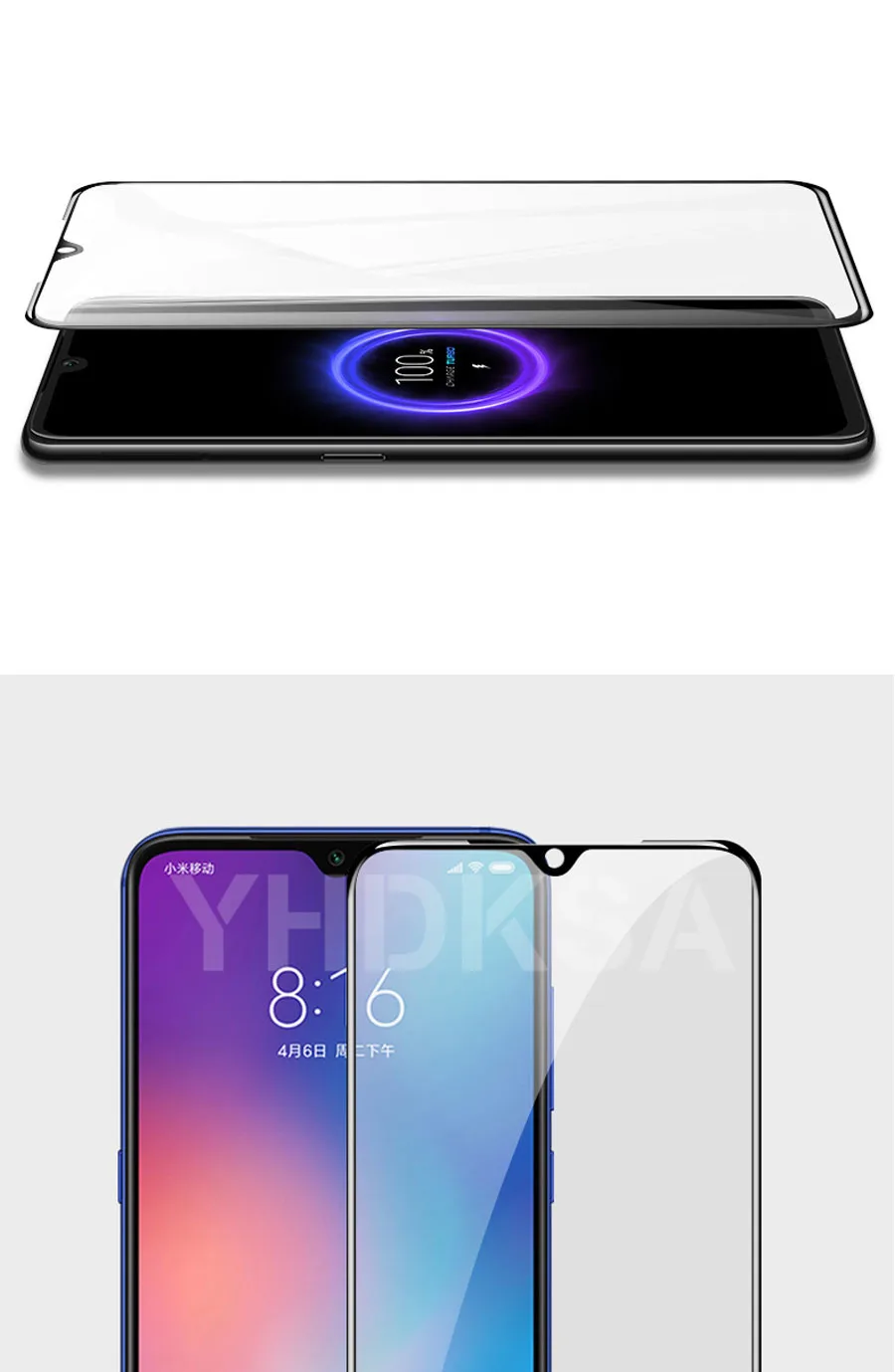 9D закаленное стекло на Xiaomi mi 9 CC9 CC9E mi 8 SE A1 A2 A3 Lite Pocophone F1 Защитная пленка для экрана