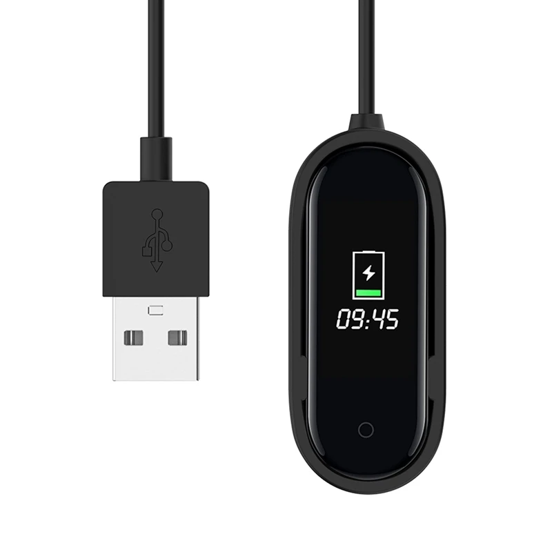 ALLOYSEED USB зарядное устройство кабель для Xiaomi Mi Band 4 3 2 умный Браслет USB зарядная док-станция адаптер для Miband 2 3 4