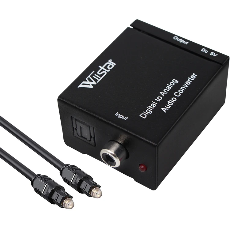 Цифро аналоговый преобразователь DAC Digital SPDIF оптический L/R RCA Аудио Адаптер для PS3