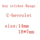 2 шт. 20 шт. 14 мм 18 мм Автомобильный Брелок дистанционного управления с ключом эмблема значок радиокнопка наклейка Сменные аксессуары для тюнинга автомобиля