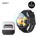 2 шт. закаленное стекло для смарт-часов LEMFO LEM 15 12 14 L7 L6 L8 L9 LF26 защита экрана от царапин водонепроницаемая пленка защитное стекло