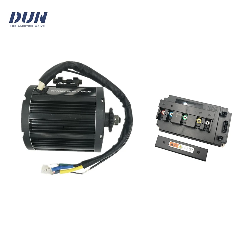 

QS138 3KW Peak 6200RPM 100KMH PMSM BLDC Motor And Sine Wave Controller With Votol EM150 For Dirtybike Electric Motorcycle E-Bike