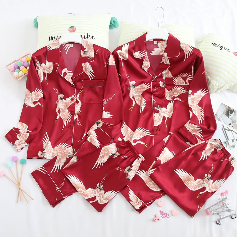 Парный милый пижамный комплект модель 101 года тонкая свободная Милая Домашняя