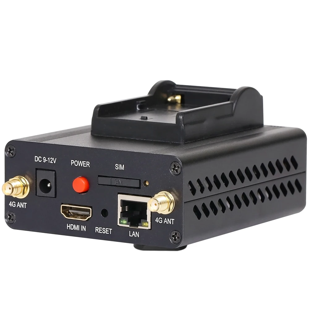 Кодировщик 4G LTE 1080P 1080i HDMI IP в реальном времени H.264 H.265 потоковый кодировщик WIFI с HTTP