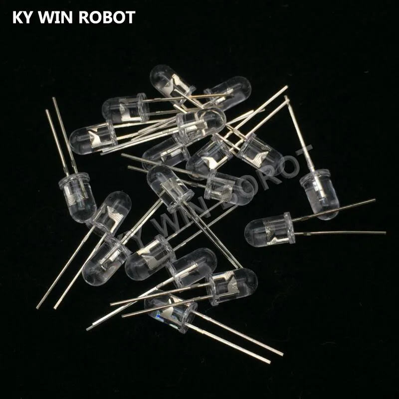 3mm 5mm 940nm LEDs Infrared Emitter and IR Receiver Diode 10pairs Diodes