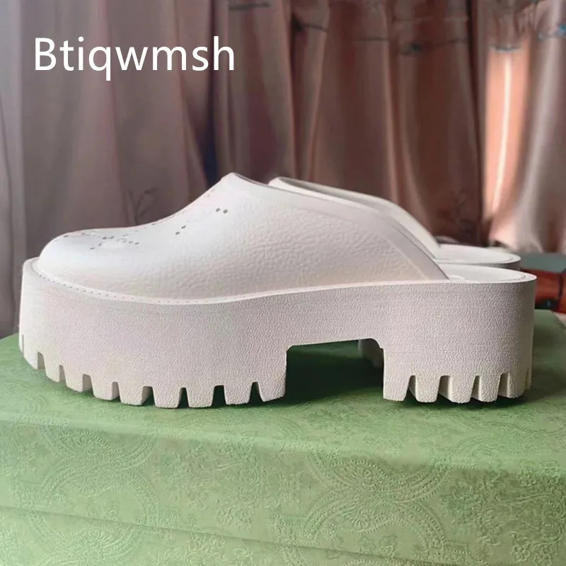 

Женские открытые дышащие шлепанцы с круглым носком, на толстой подошве, 2,5 см, 5 см