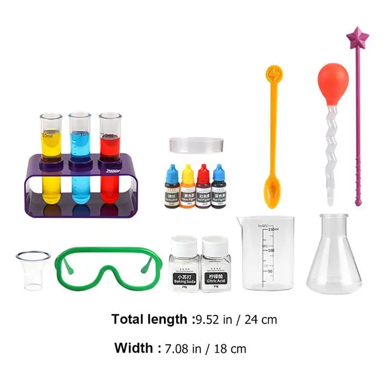 

1 Set Kids Scientist Laboratory Experiment Chemistry Kit STEM Educational Toys
