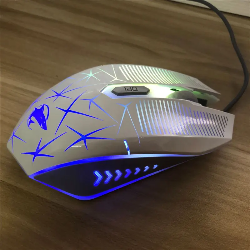 

gaming mouse Promotion Small Special Shaped 3 Buttons 3200 DPI USB Wired Luminous Gamer Computer for Windows XP/Vista/win10