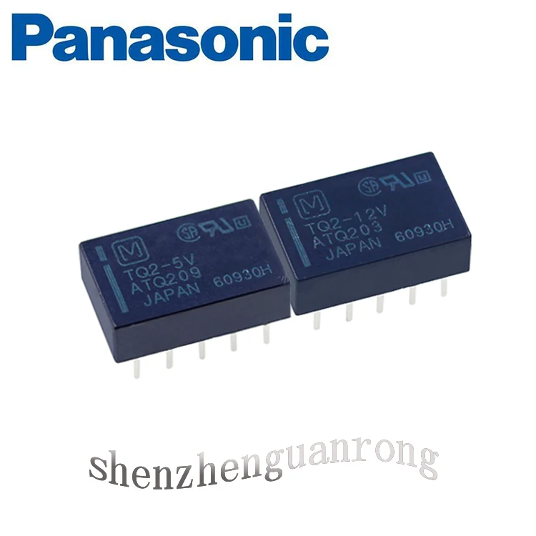 

5PCS TQ2-3V TQ2-5V TQ2-12V TQ2-24V Original Panasonic Signal Relay Two Opening And Two Closing 1A10 Foot