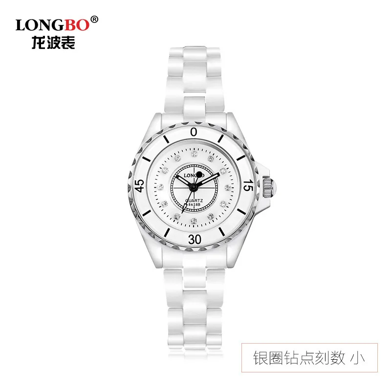 

LONGBO Longbo Ceramic Fashion Simple Waterproof Quartz Ladies Watch