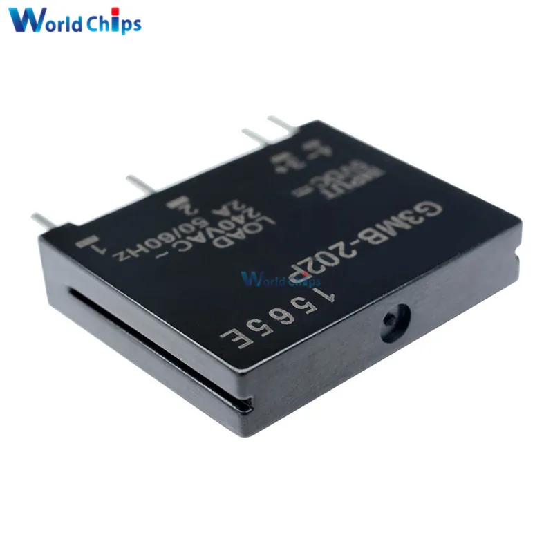 Релейный модуль Φ G3MB 202P PCB SSR In 5V DC Out 240V AC 2A твердотельный релейный | Электронные