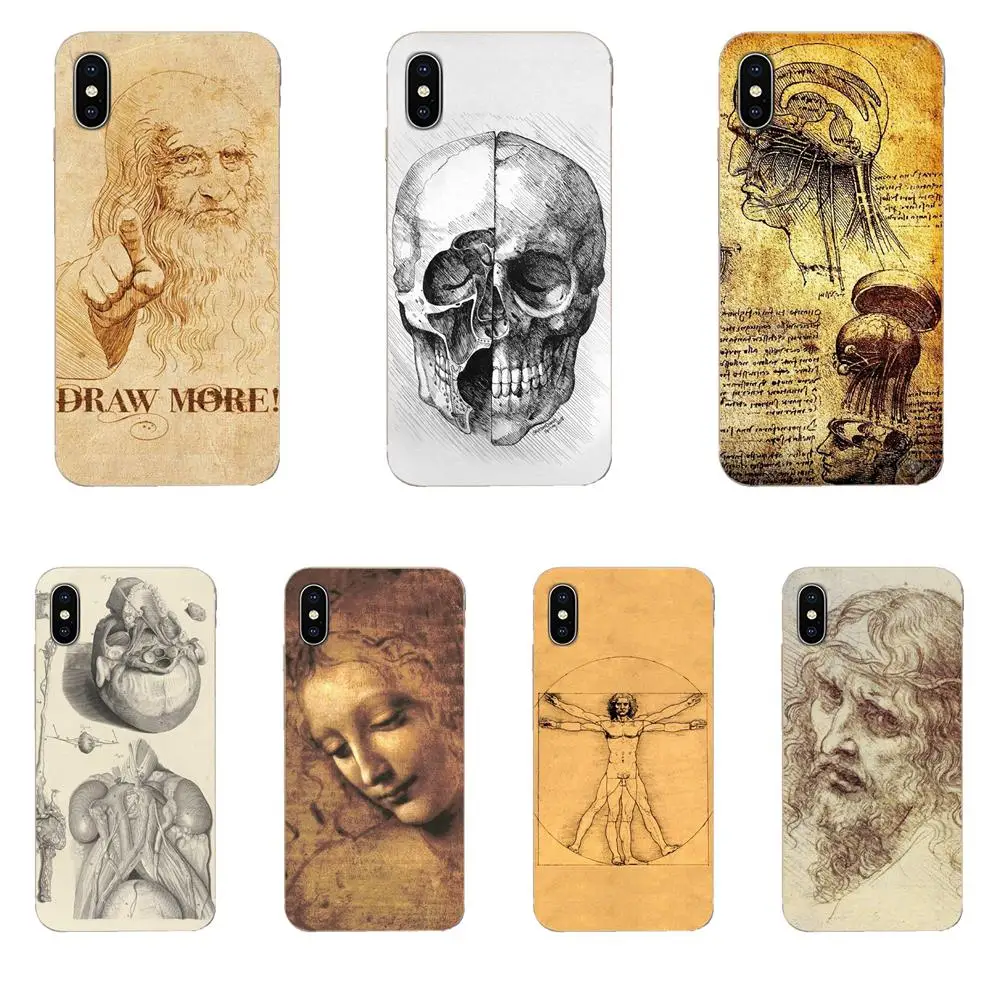 Чехлы для картин Leonardo Da Vinci Xiaomi Redmi Mi 4 7A 9T K20 CC9 CC9e Note 7 8 9 Y3 SE Pro Prime Go Play