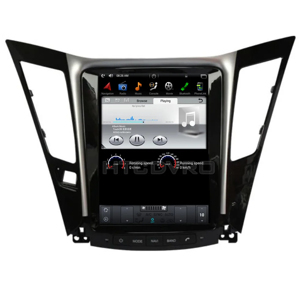 YMODVHT 10 4 дюйма Telsa стиль вертикальный экран четырехъядерный Android 7 1 2 Гб RAM