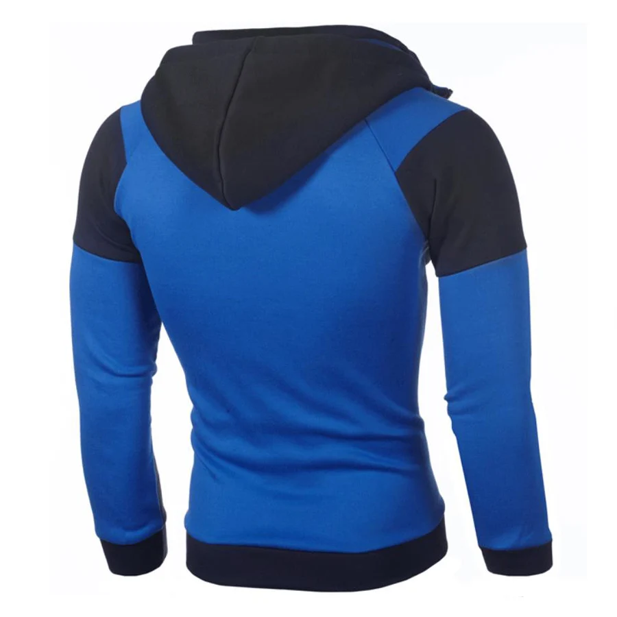 

2021 sportswear men's hooded sweatshirt casual zipper sports sportswear men's solid color jogging sports men's men's hooded swea