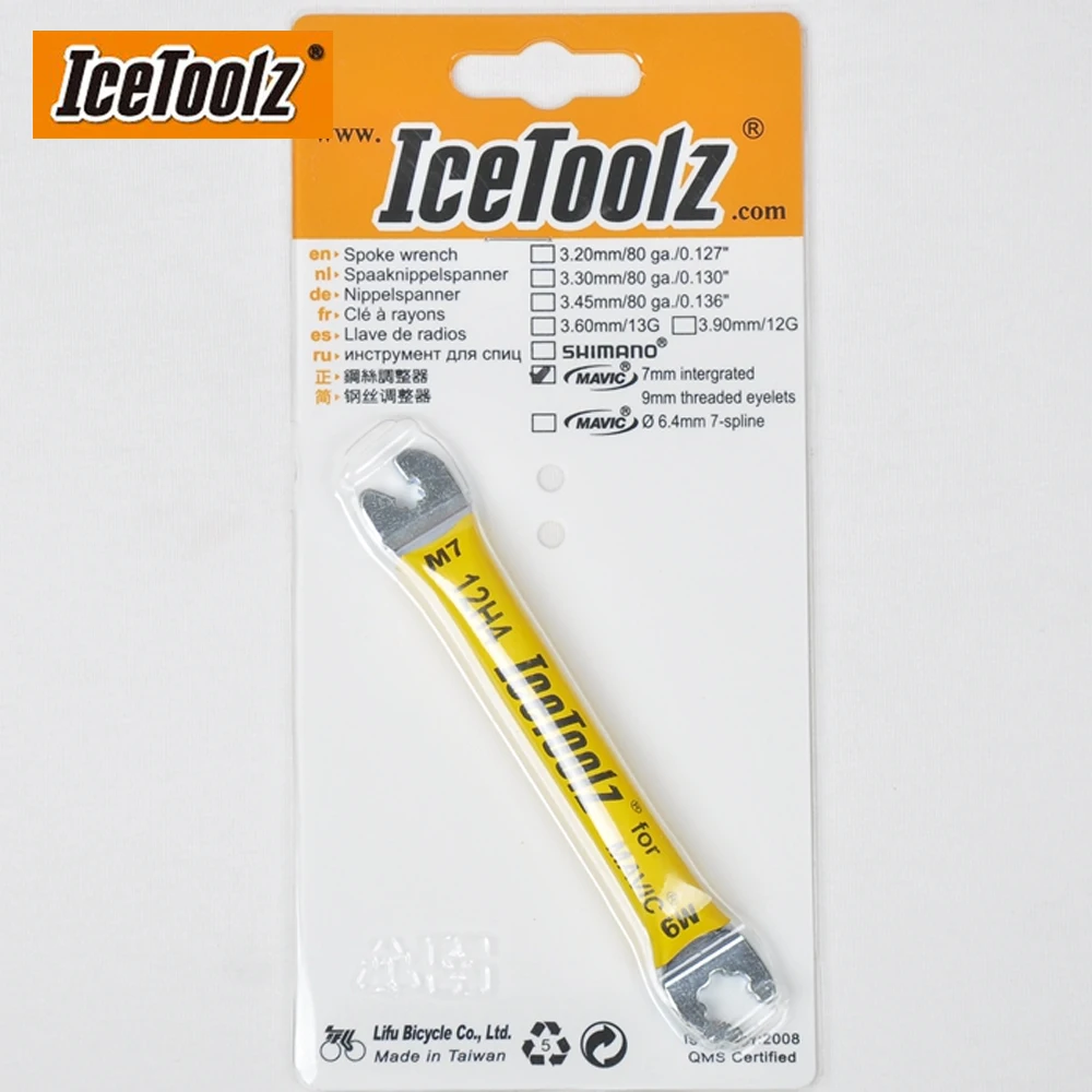 Комплект спицевых ключей Icetoolz Mavic комплект колес 7 мм и 9 12H4 12M4 12K4 12G4 12J4 12L4