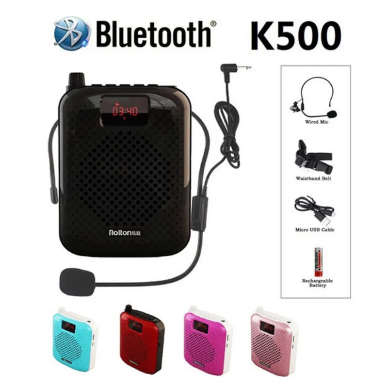 Bluetooth микрофон K500 с USB зарядкой и функцией автоподключения|Портативные колонки| |