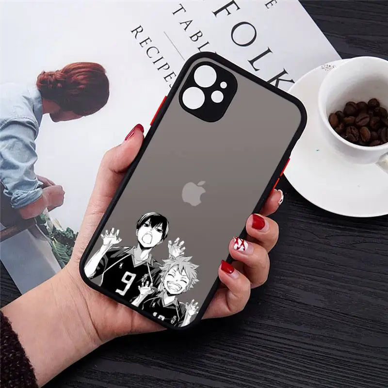

Pin on Haikyuu Hinata Shouyou Phone Case matte transparent For iphone 7 8 11 12 plus mini x xs xr pro max cover