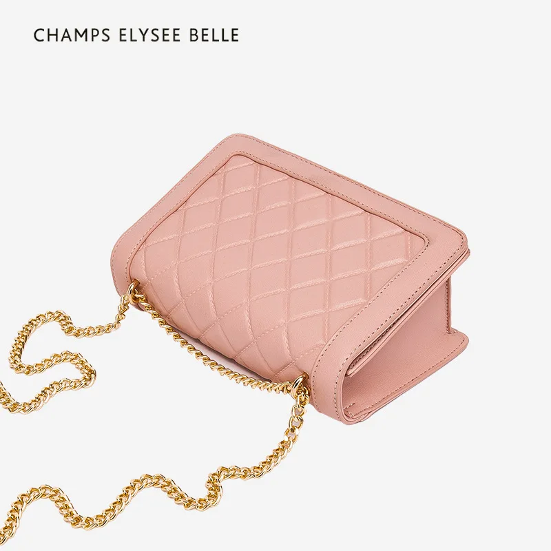 Новинка 2020 элегантная женская сумка с ромбовидной цепочкой женские квадратные