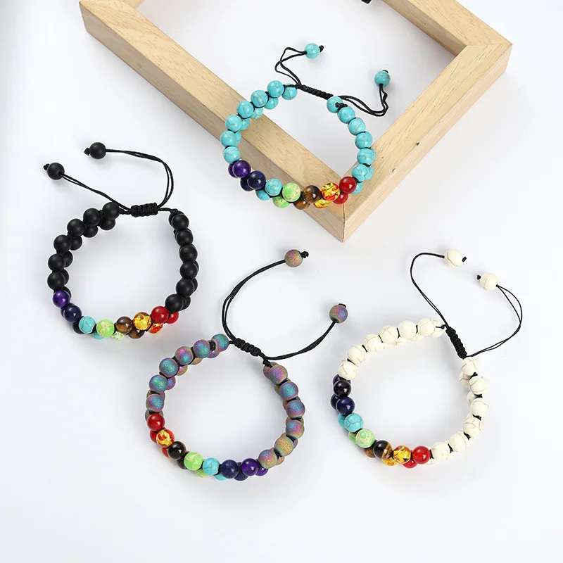 

Hand Chain Multilayer Fashion Couple Bracelet Retro Romance Bracelet Beads Wristband Tassel Jewelry Bohemian Bracelet 2021 New