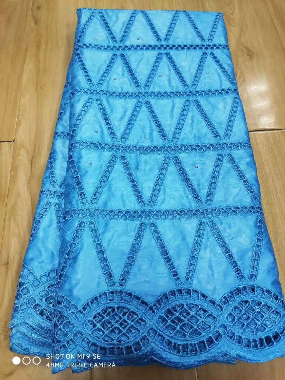 

5yards good quality hollow out style nigerian bazin riche lace fabric fashion nigerian lace fabric for women clothes KCMAY201