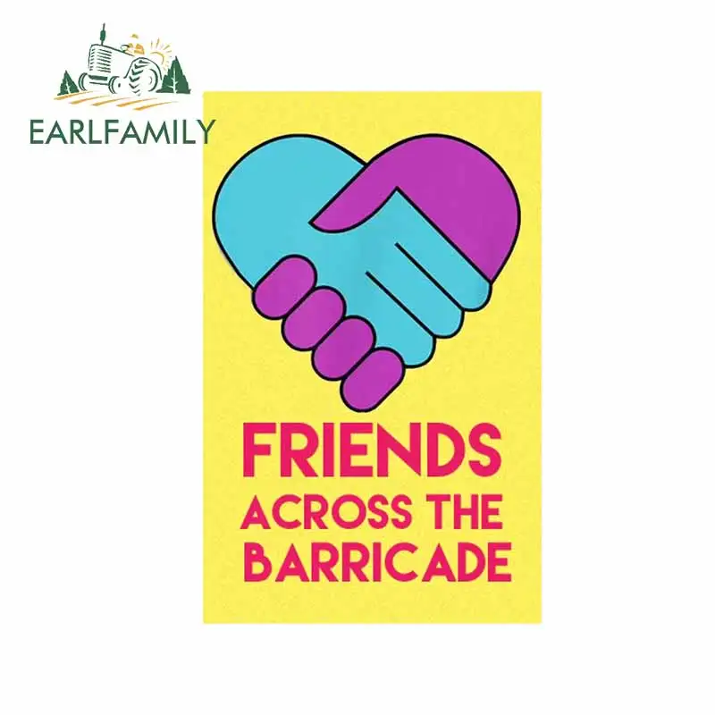 

EARLFAMILY 13 см x 8,3 см для девушек, друзей, многослойная Водонепроницаемая наклейка, аниме автомобильные наклейки, забавные граффити, окклюзия, ц...