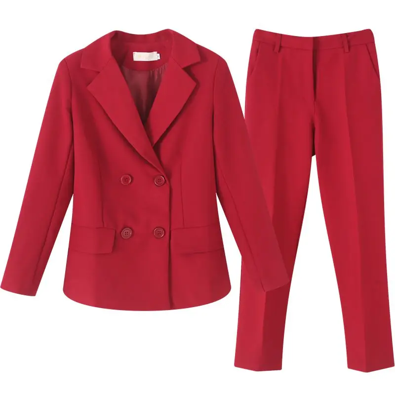 Комплект из 2 предметов женские костюмы весна-осень модный офисный