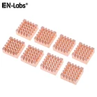 8 шт Медь радиатор теплоотвод ОЗУ Графика карты охладитель радиатор wтермальная клейкая лента памяти GPU VGA DDR MOS Чипсет нагрева