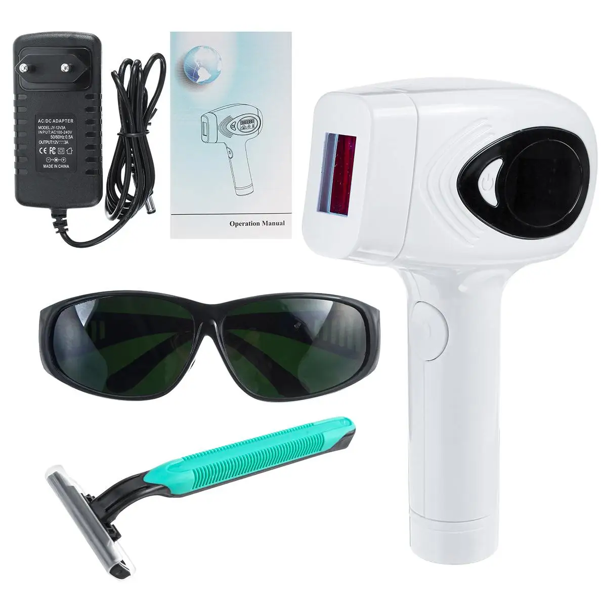 

999999 Flashes IPL Hair removal Epilator a Laser Permanent Hair Removal Machine Face Body 3 in 1 Electric depilador a laser