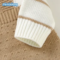 Baby Rompers Knitted Newborn Boys Girls Long Sleeve Jumpsuits Outfits Autumn Winter Casual Infant Unisex Outerwear Clothes 0-18m 4