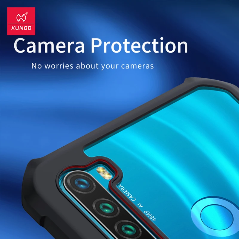 Чехол Xundd для Xiaomi Redmi Note 8T магнитный держатель кольца PC + ТПУ чехол-бампер 8 Pro чехол