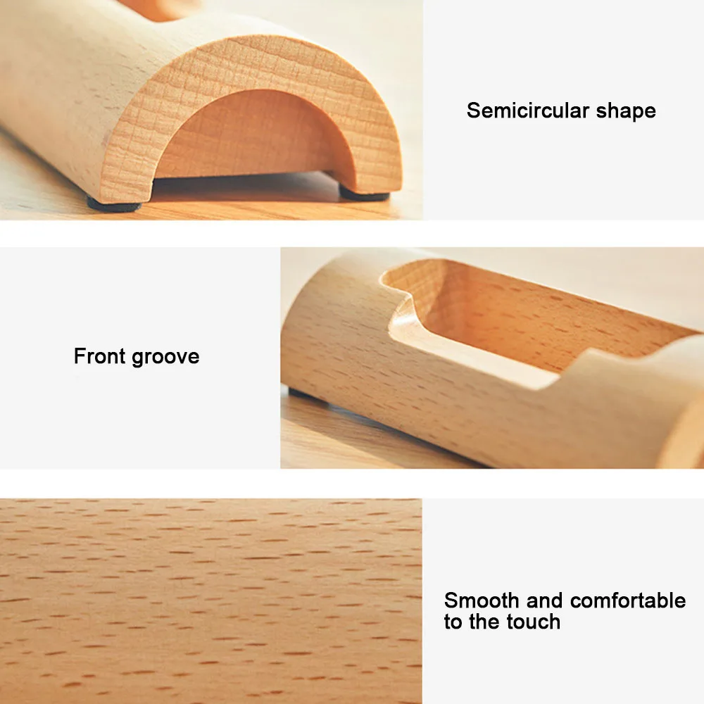 

Wooden Business Card Holder Display Device Card Holder Harajuku Simple Style Decorative Accessories