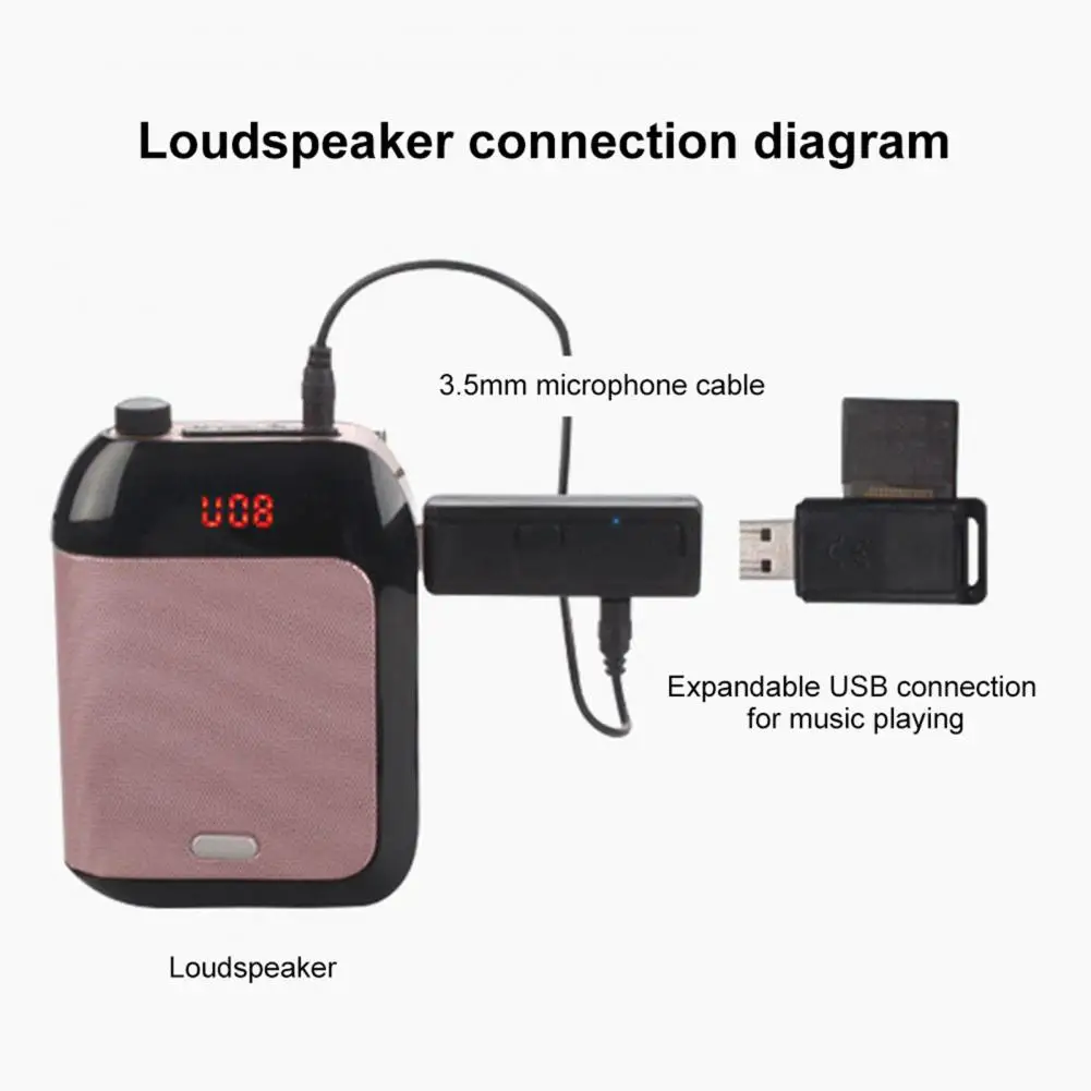 UHF 3.5mm 6.35mm Stereo Handheld Wireless Microphone Karaoke Mic with USB Receiver For Laptop PC Desktop KTV |